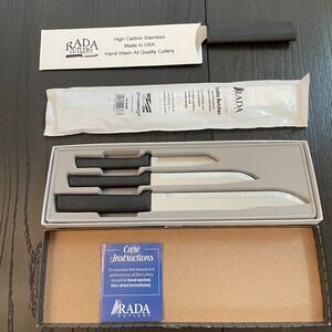Rada Cutlery High Carbon Stainless Steel Knife Set Made in USA